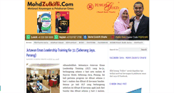 Desktop Screenshot of mohdzulkifli.com